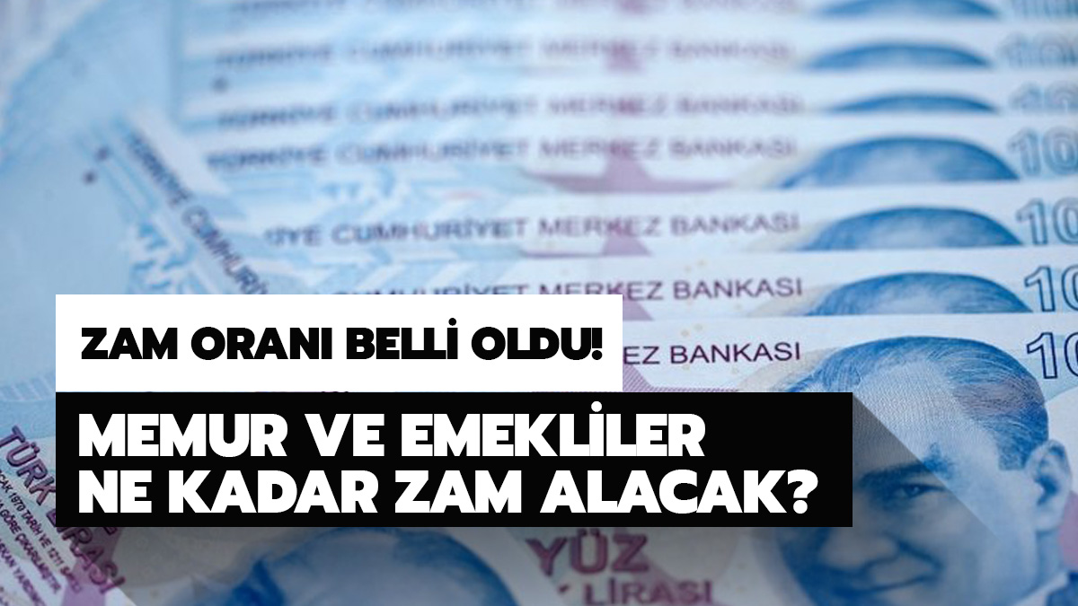 Memur ve emekli 2021'de ne kadar zam alacak?