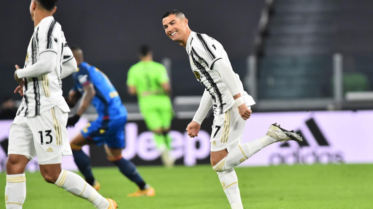 Juventus'ta Cristiano Ronaldo rekor krarak Pele'yi geride brakt