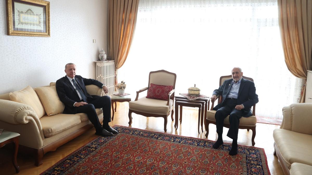 Cumhurbakan Erdoan, Ouzhan Asiltrk' ziyaret etti