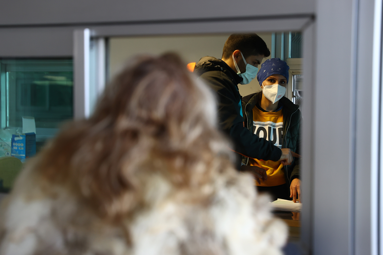 D�nyan�n en b�y�k kara s�n�r kap�lar�ndan Kap�kule'de 'PCR testi' uygulamas� s�r�yor