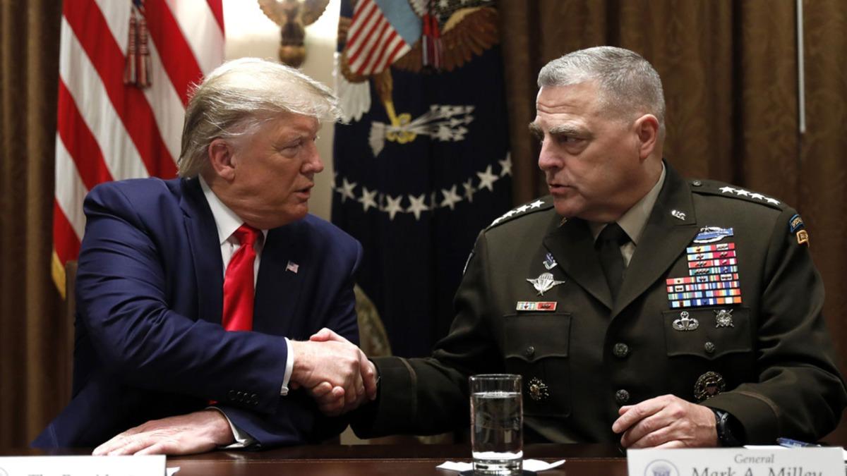 ABD'de Trump'a kar olaanst toplant! Genelkurmay Bakan Milley de arld