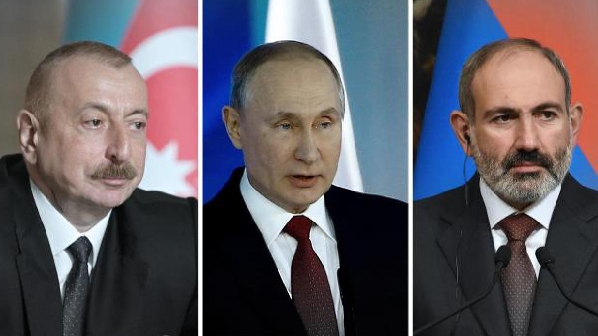Moskova'da 3'l zirve: Putin, Aliyev ve Painyan'la grecek