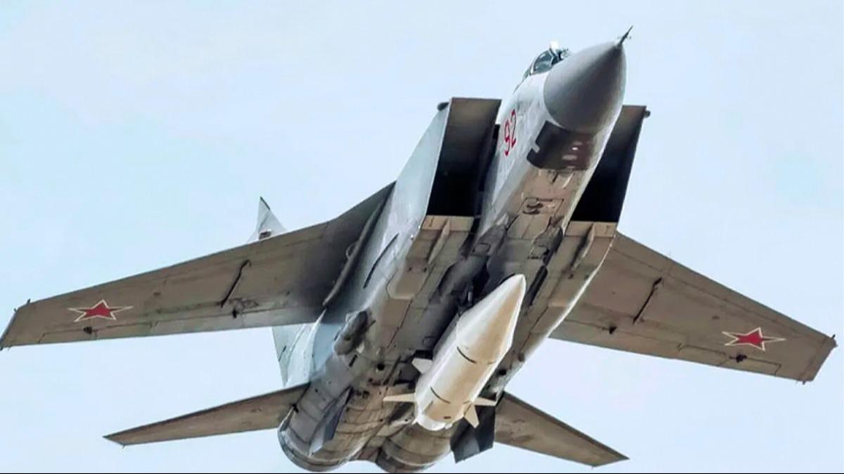 Rus Donanmas'ndan yeni hamle: MiG-31'ler hipersonik fzelerle silahlandrlyor