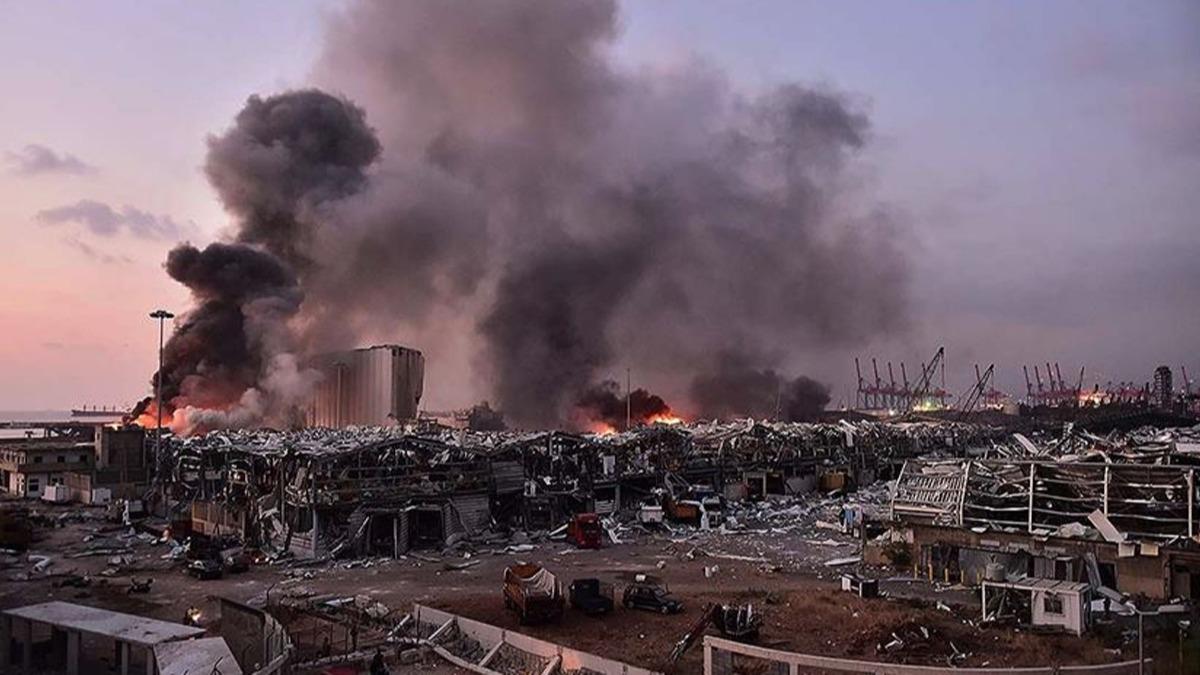 Beyrut Liman'ndaki patlama ile ilgili 3 kiiye krmz blten karld