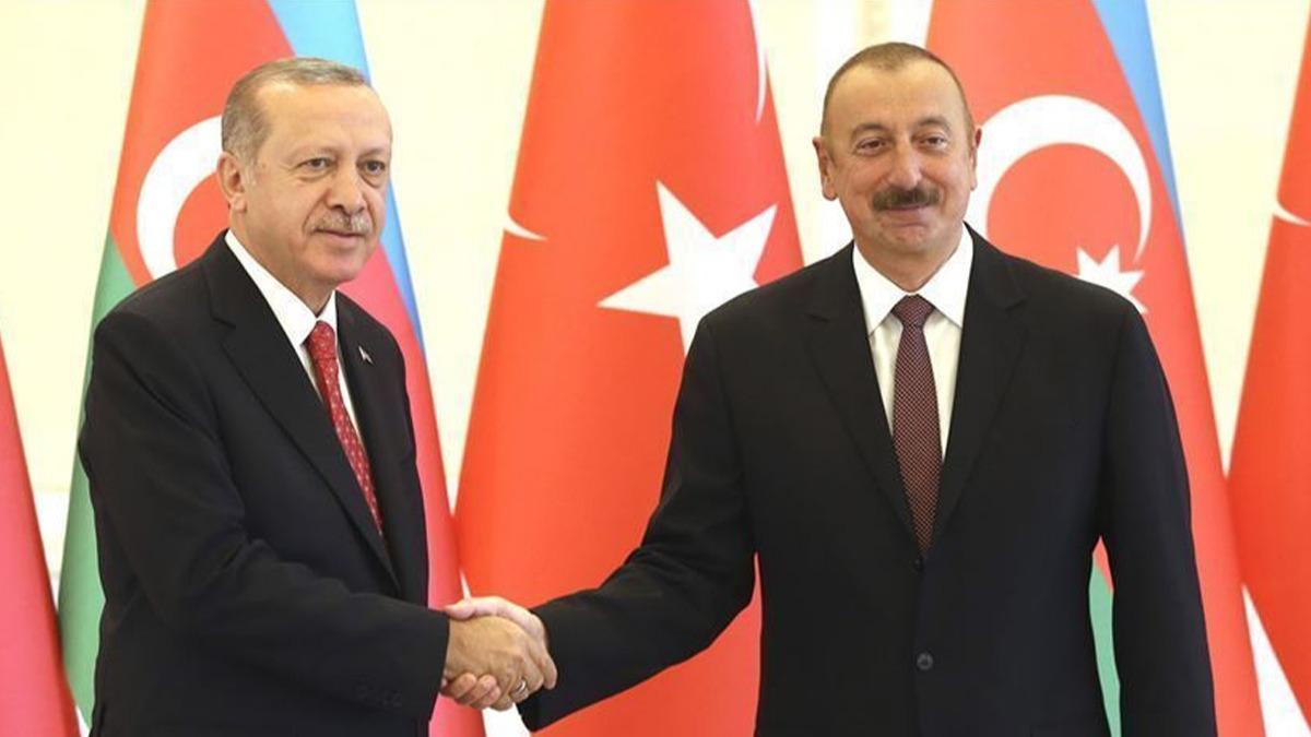 Bakan Erdoan, Azerbaycan Cumhurbakan lham Aliyev ile telefonda grt