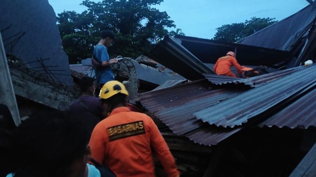Endonezya'da 6,2 iddetinde deprem... l says 46'ya kt 