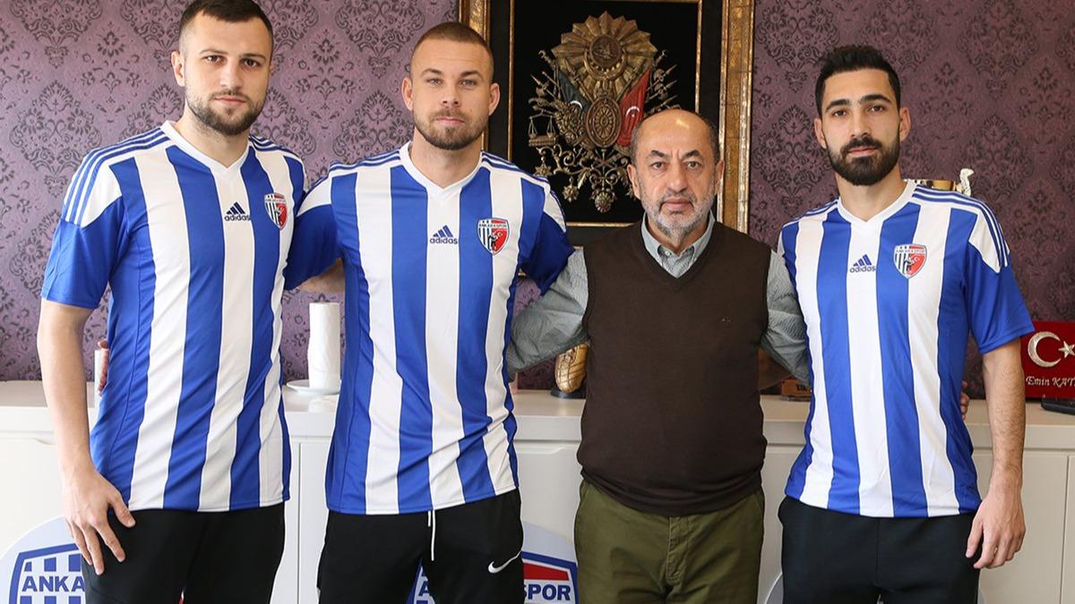Ankaraspor'da 3 imza birden