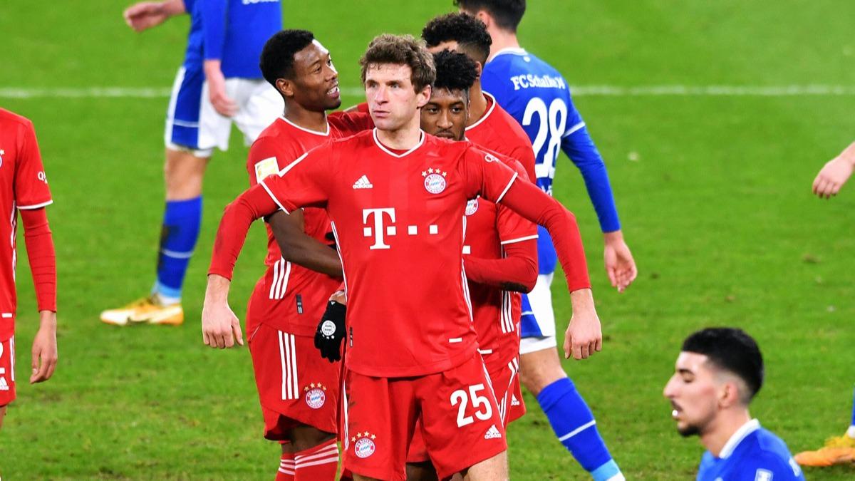 Bayern Mnih, Schalke 04'e gol oldu yad