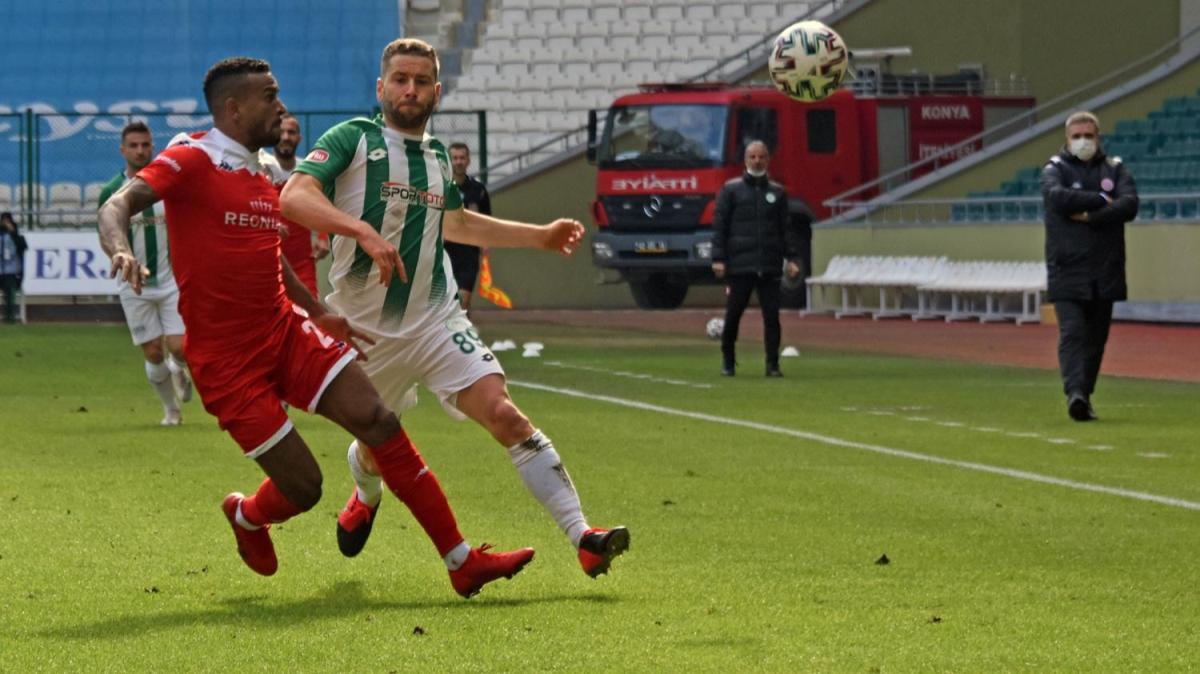 Konyaspor-Antalyaspor mandan gol sesi kmad