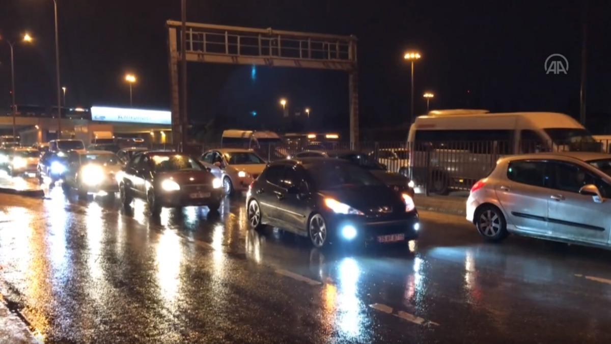 stanbul'da trafik younluu: Yzde 65'e ulat