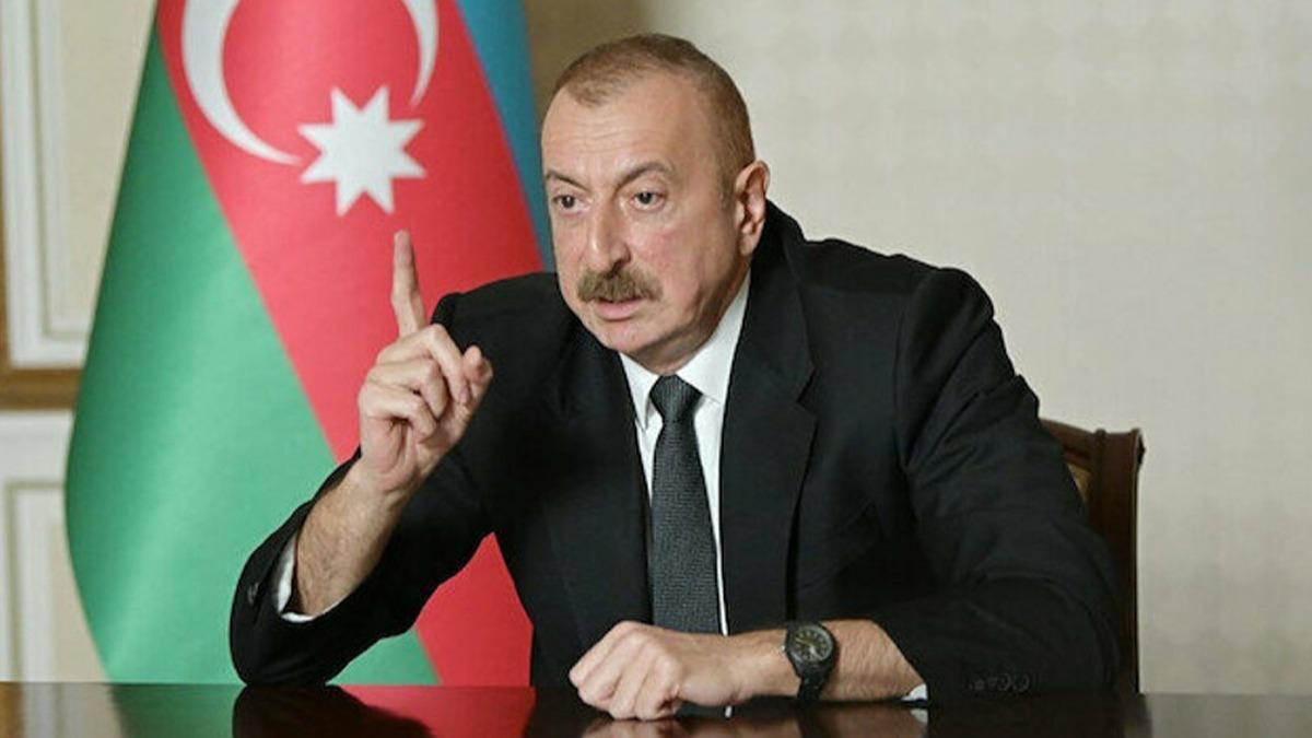 Cumhurbakan Aliyev: Geri kalamayz, harekete geiyoruz