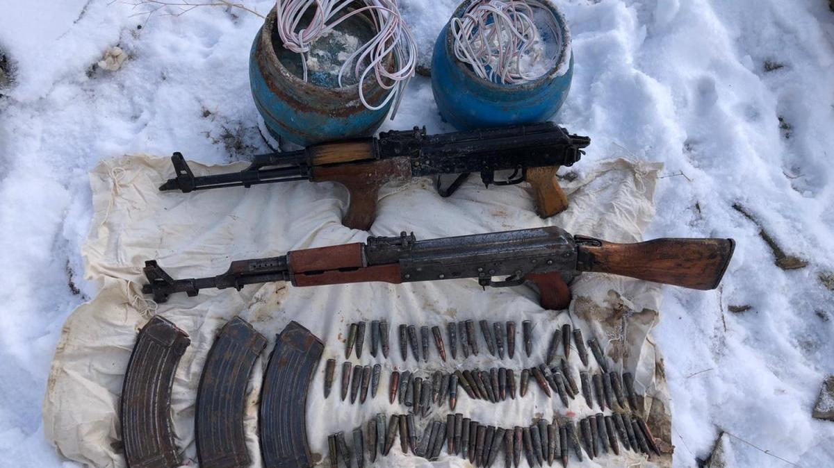 Van'da, PKK'ya ait silah ve mhimmat bulundu