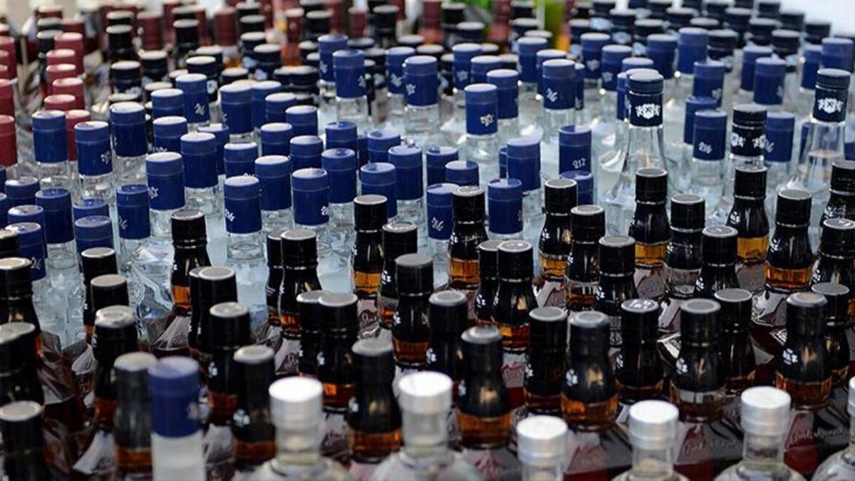Ankara'da sahte alkol satclarna operasyon 