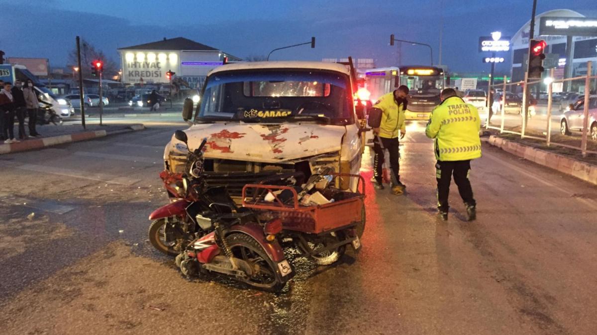 Bursa'da trafik kazas