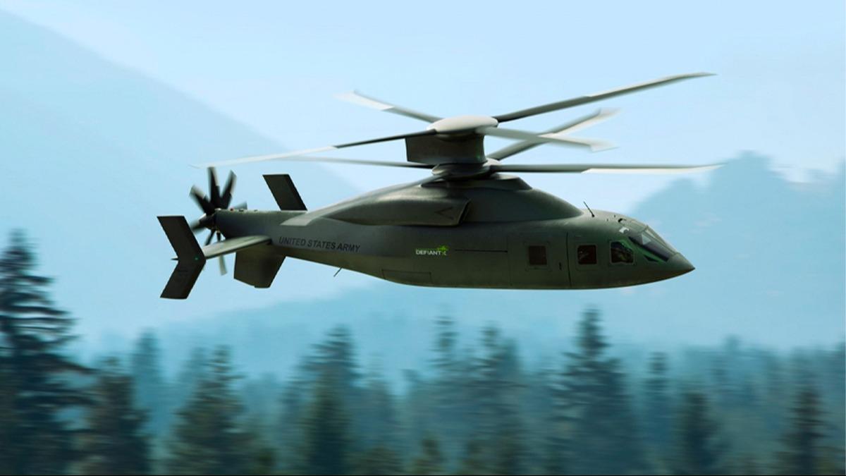 ABD Ordusunun yeni helikopteri 'DEFIANT X' tantld