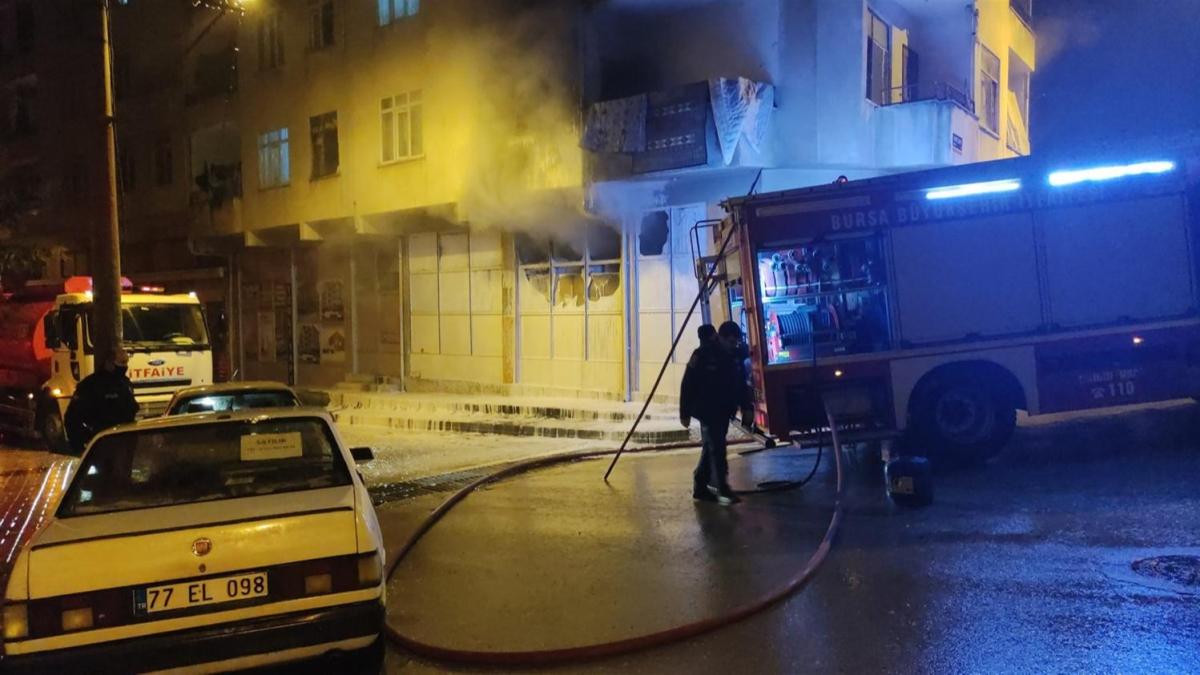 Bursa'da yangn sonras art arda patlama 