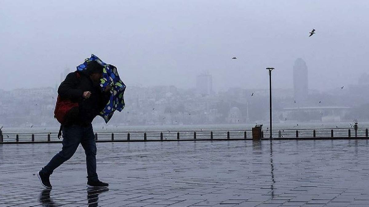 Meteoroloji stanbul iin uyard! Kuvvetli geliyor