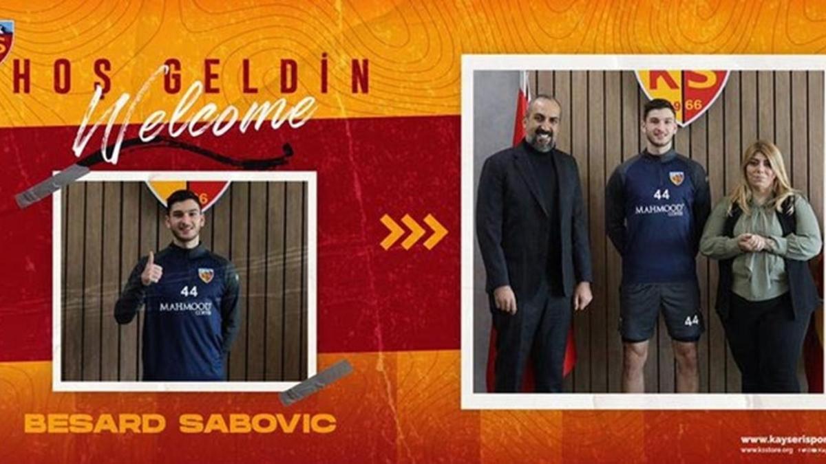 Nehuen Paz ve Besard Sabovic Kayserispor'da