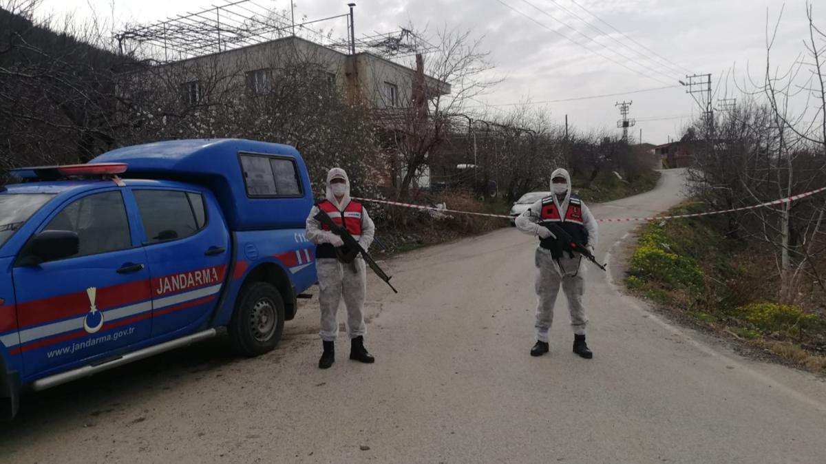 Hatay'da bir mahalle koronavirs tedbirleri kapsamnda karantinaya alnd 