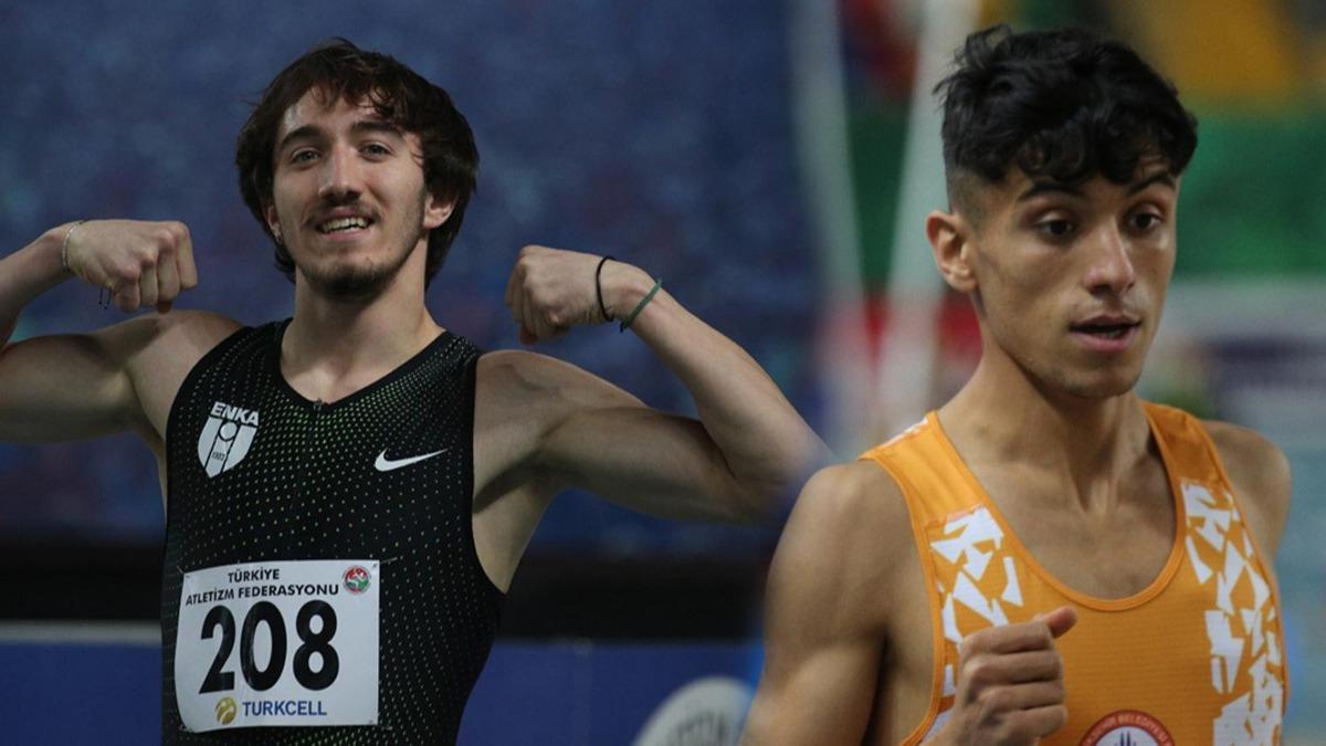 Atletizm ampiyonas'nda Berke Akam ve Devrim Kazan'dan Trkiye rekoru geldi