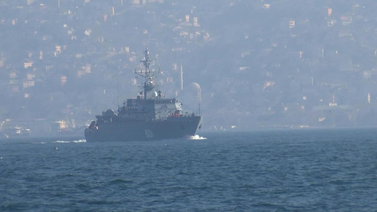 Rus mayn gemisi stanbul'dan geti 