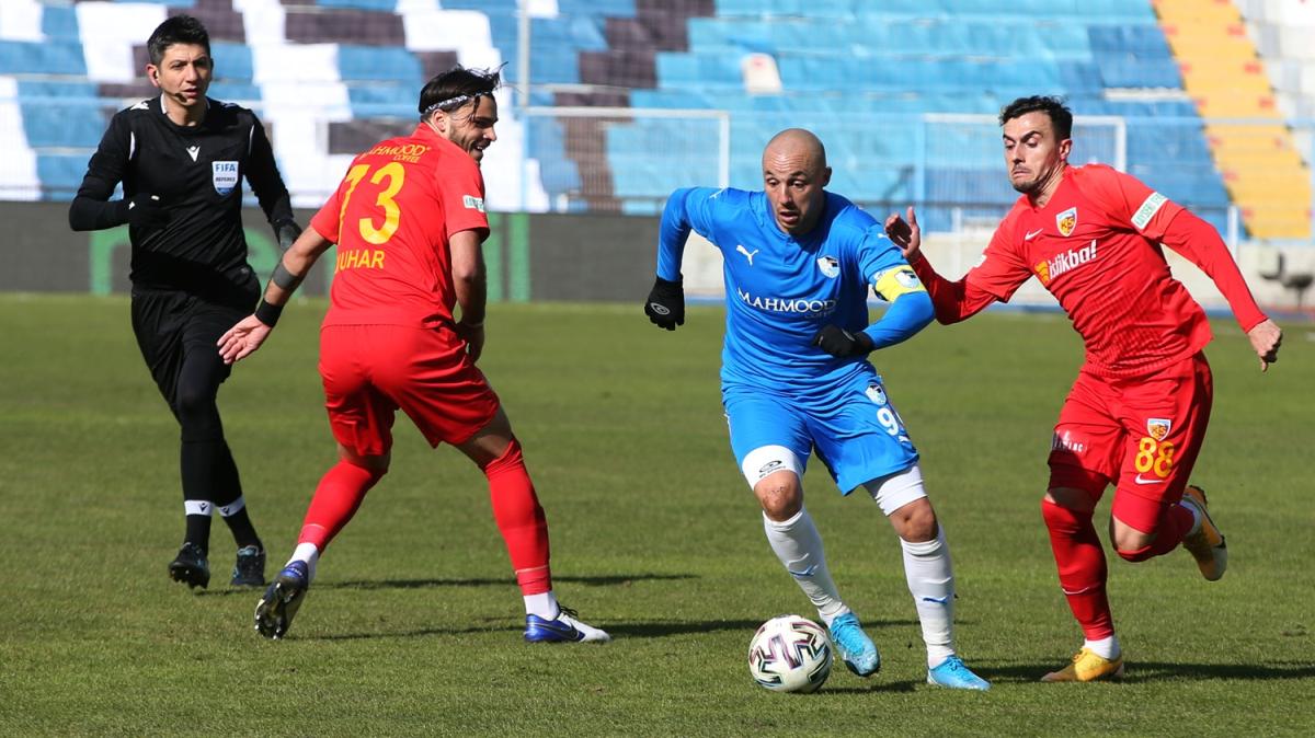 Erzurumspor - Kayserispor mandan galip kmad