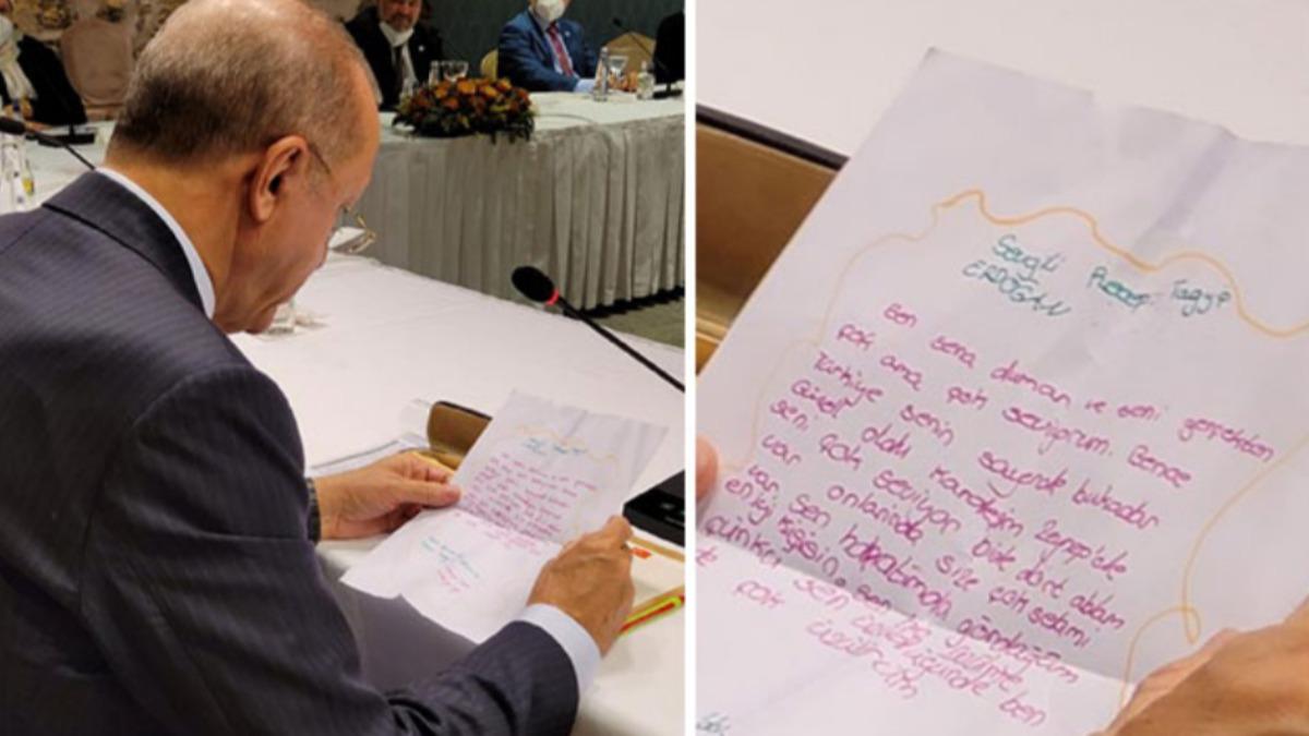 Bakan Erdoan'a mektup yazan kk Sena: Mektubumu okumas beni ok gururlandrd