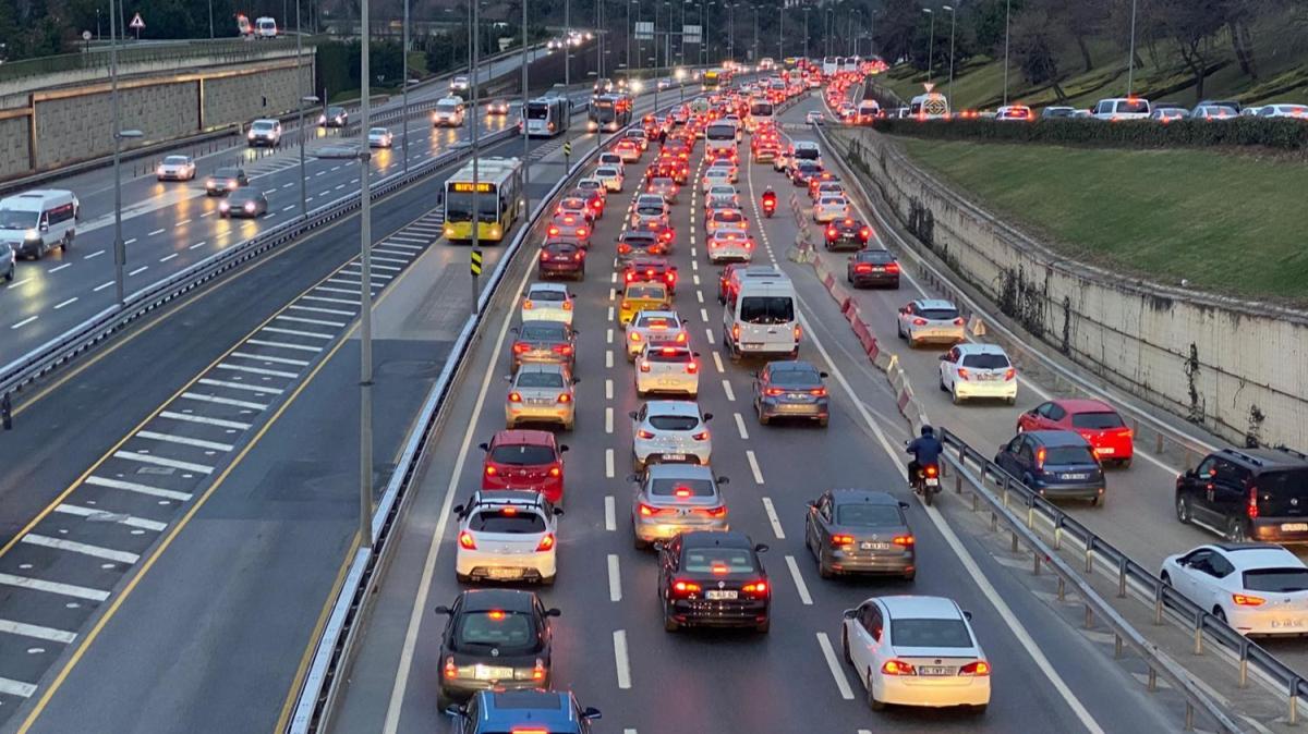 Kstlamann ardndan stanbul gne trafikle balad 
