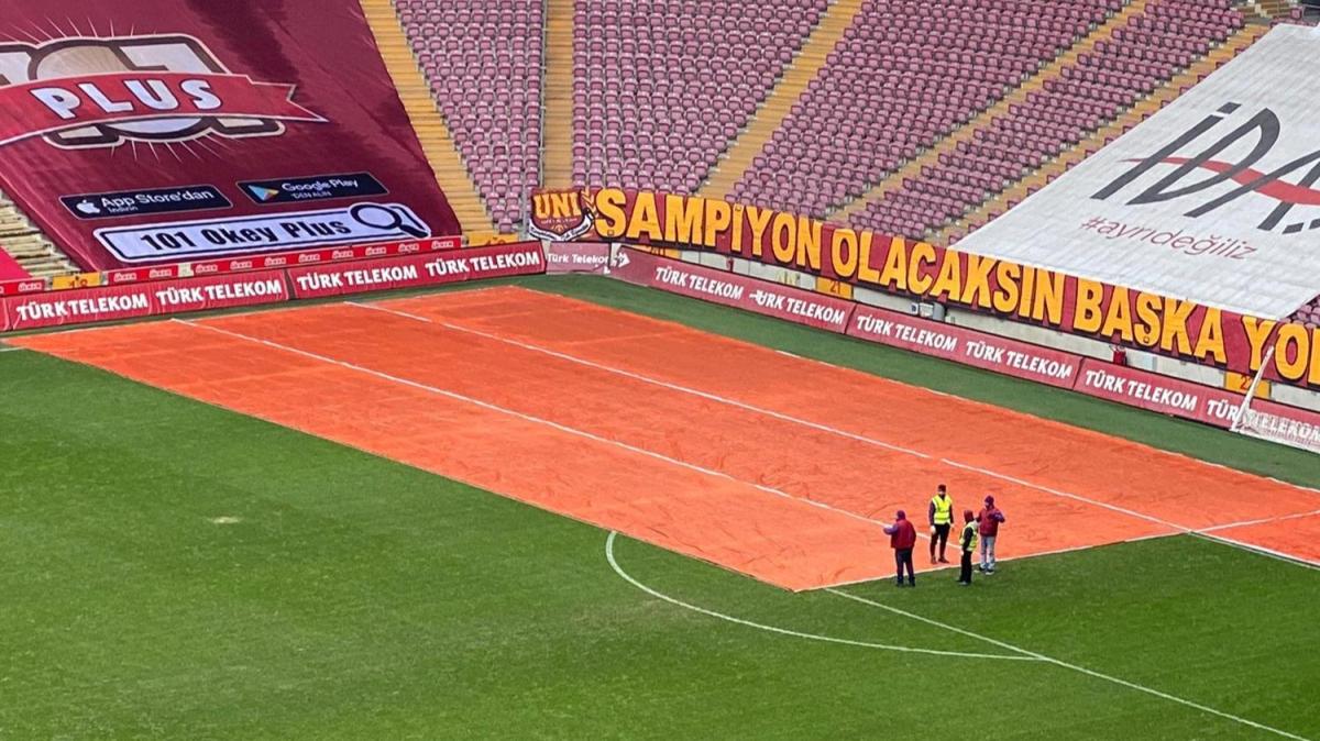 Galatasaray'n stadnda ''kar'' nlemleri 