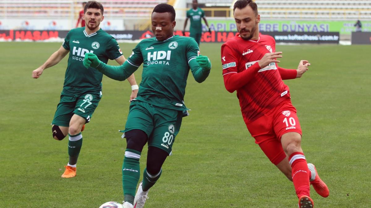 Giresunspor'u Boluspor da durduramad! 10'da 10...