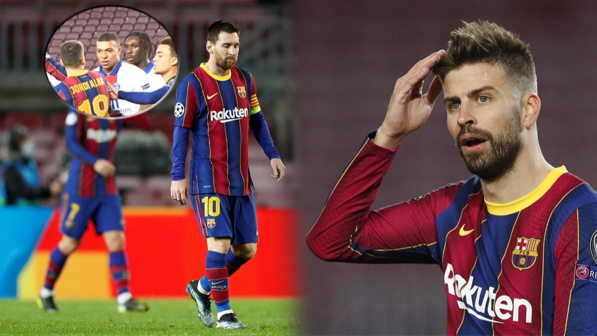 Barcelona-PSG manda Mbappe, Jordi Alba'y lmle tehdit etti iddias