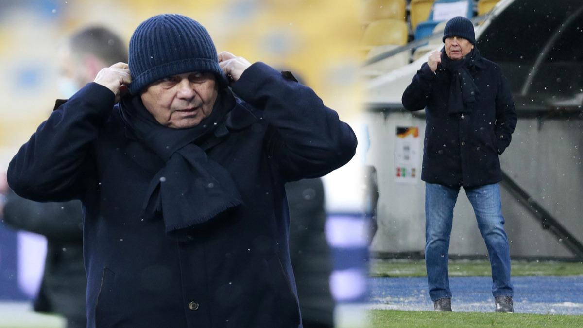 Dinamo Kiev taraftarndan Mircea Lucescu'ya byk fke