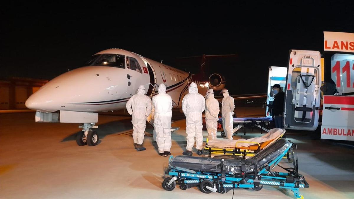 Tanzanya'daki Kovid-19 hastas 3 Trk yurda getirildi