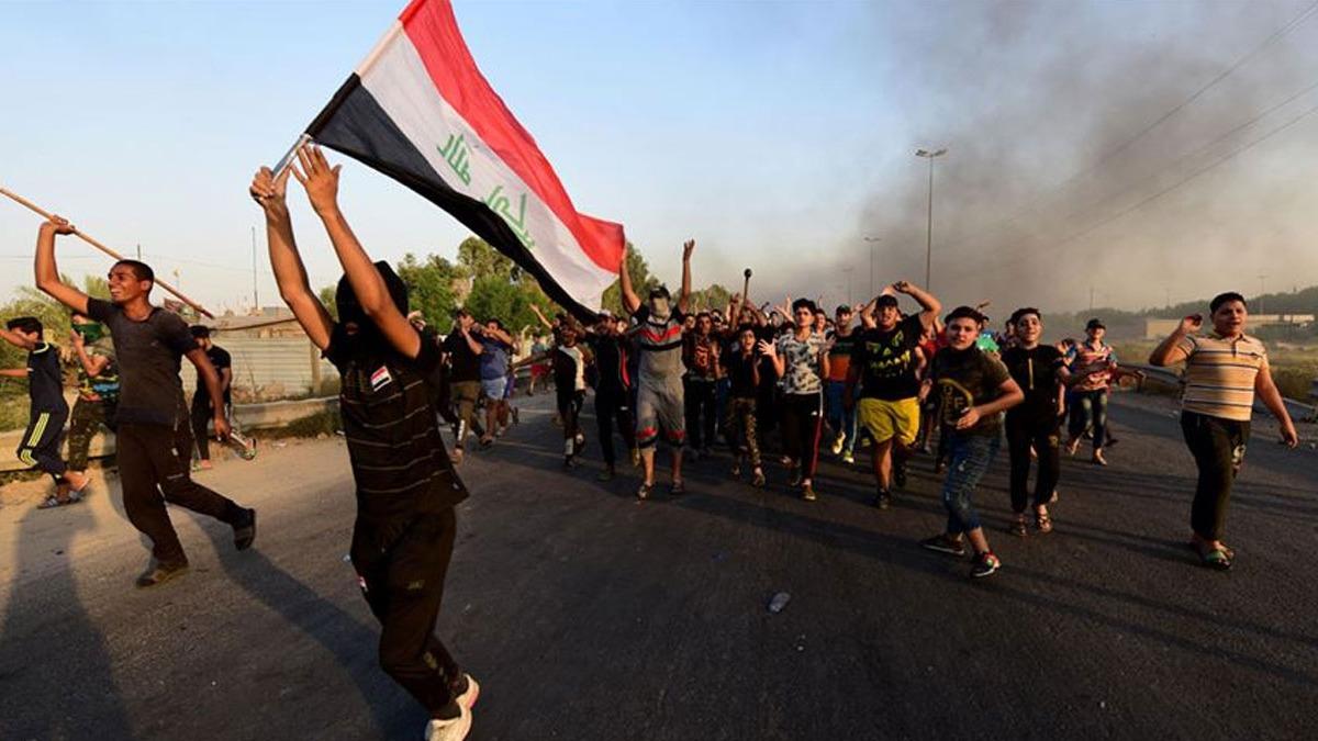 Irak'taki gsterilerde 16 kii yaraland 