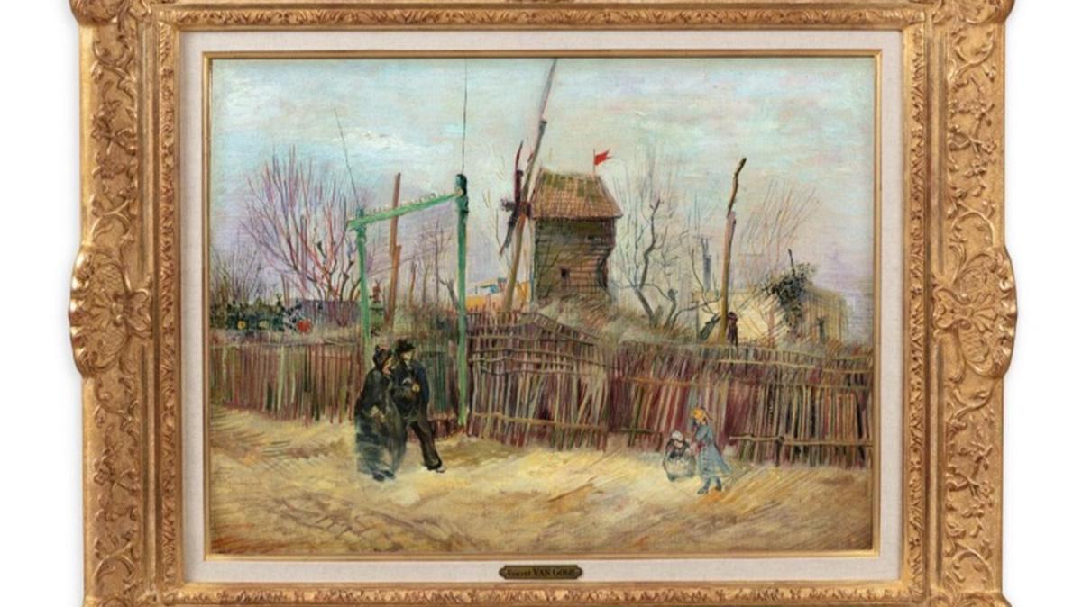 Van Gogh'un sergilenmemi eseri 'Scne de rue  Montmartre' ak arttrmaya kyor