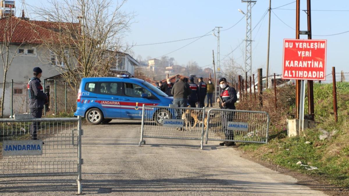 Zonguldak'ta mahalle koronavirs tedbirleri kapsamnda karantinaya alnd 