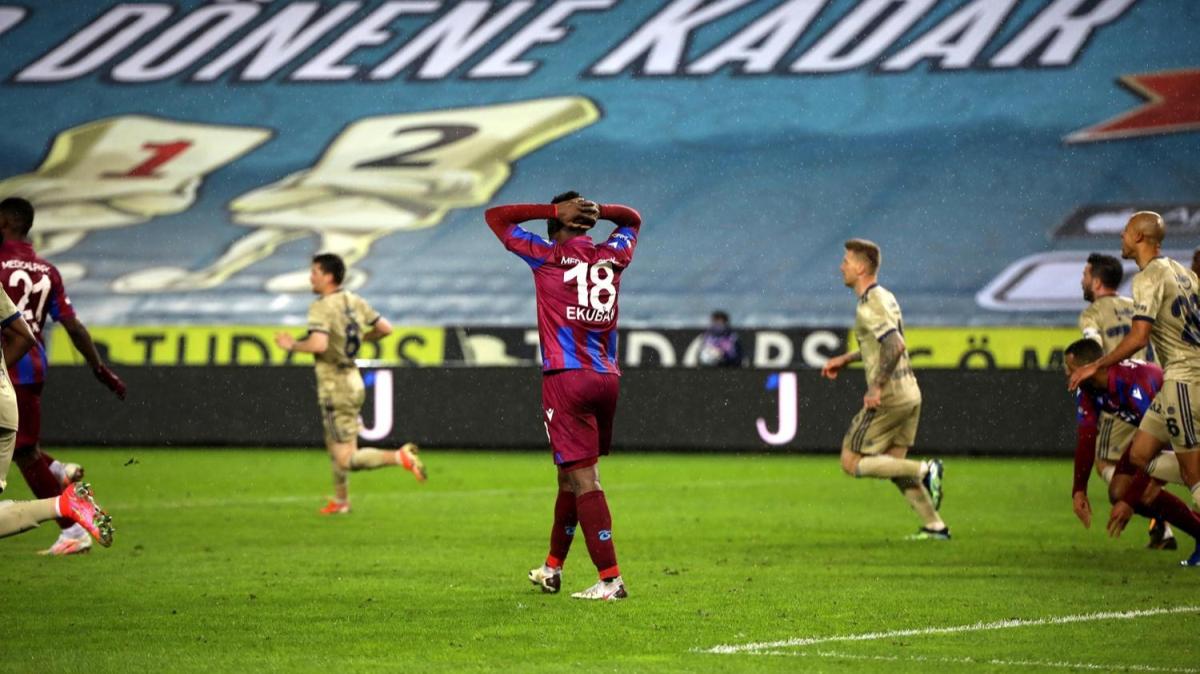Trabzonspor 2021'de ilk kez malup oldu