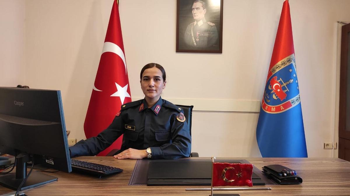 stanbul'un tek kadn Jandarma Karakol Komutan: Kadnlar hayatn her alannda var