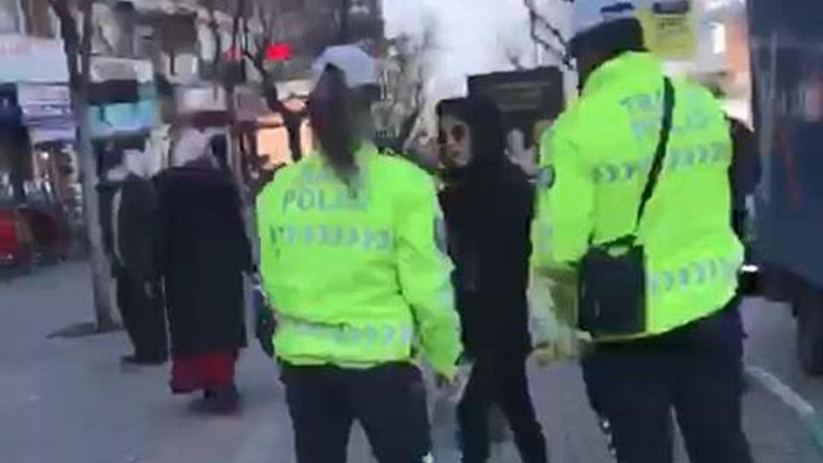 'Ak havada maske takmak zorunlu deil' diyerek direnen kadna, 3 bin 150 TL ceza
