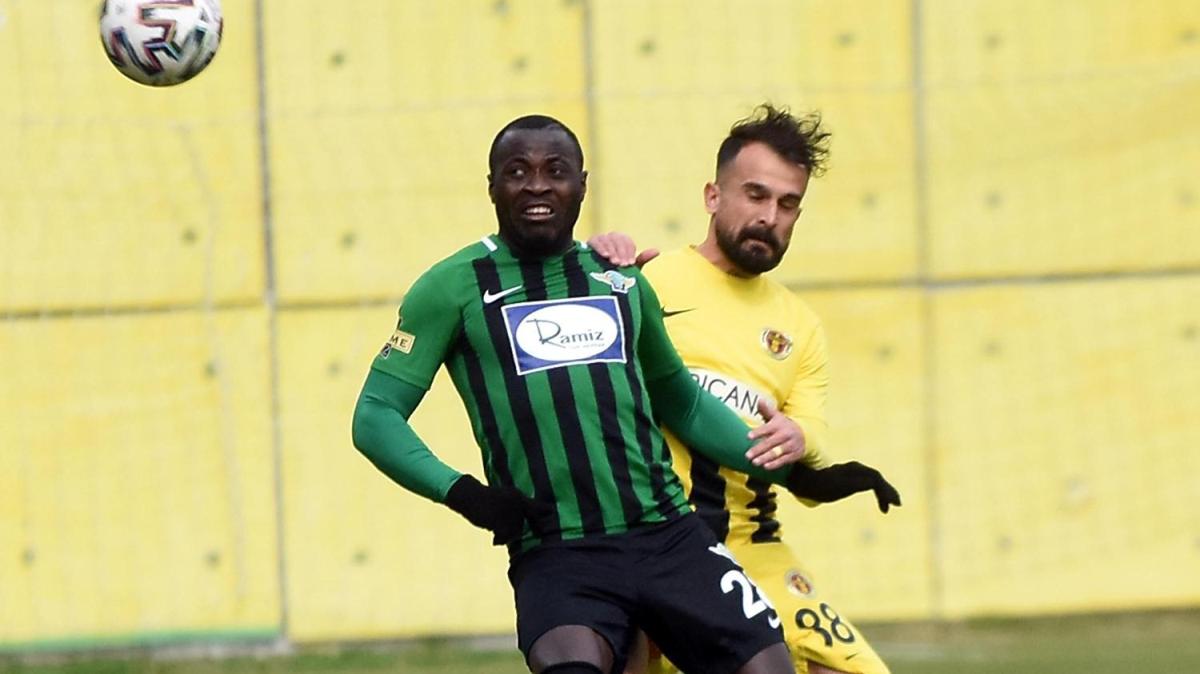 Akhisarspor'da Delarge gol orucunu bozdu