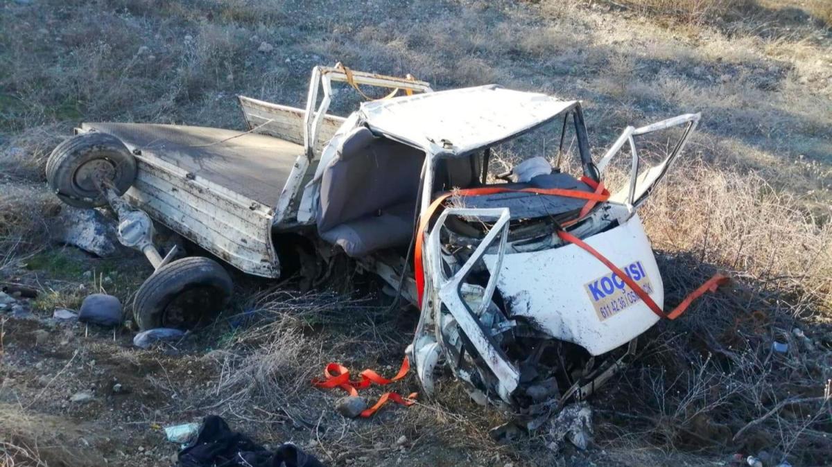 orum'da trafik kazas: 1 l 
