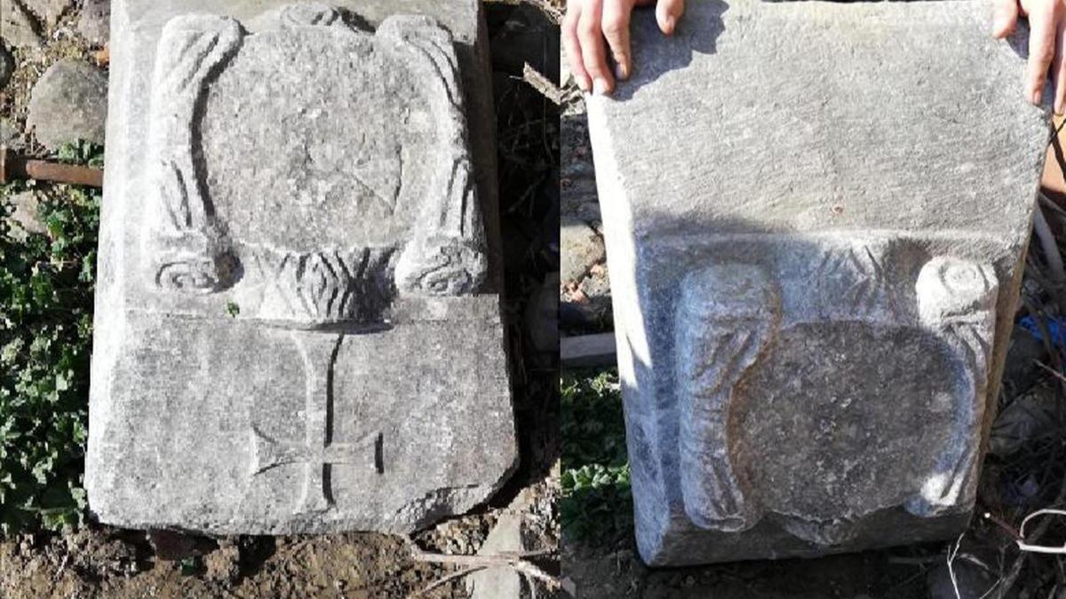 Kaak, tarihi eseri jandarmaya satmaya alrken yakaland