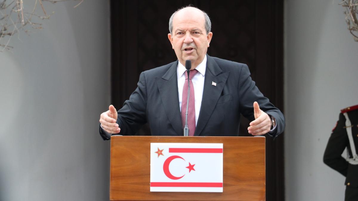 KKTC Cumhurbakan Tatar: Trkiye'nin de mdahale hakknn olmas gerekir