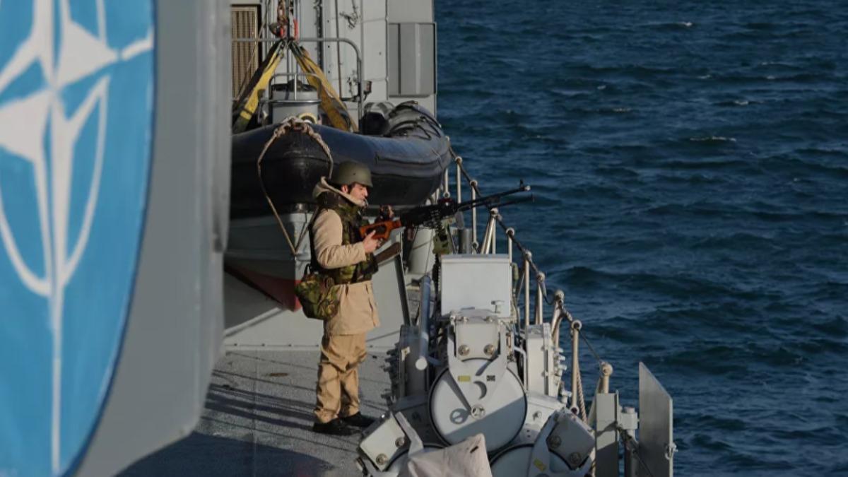 NATO sava gemileri Grcistan'da