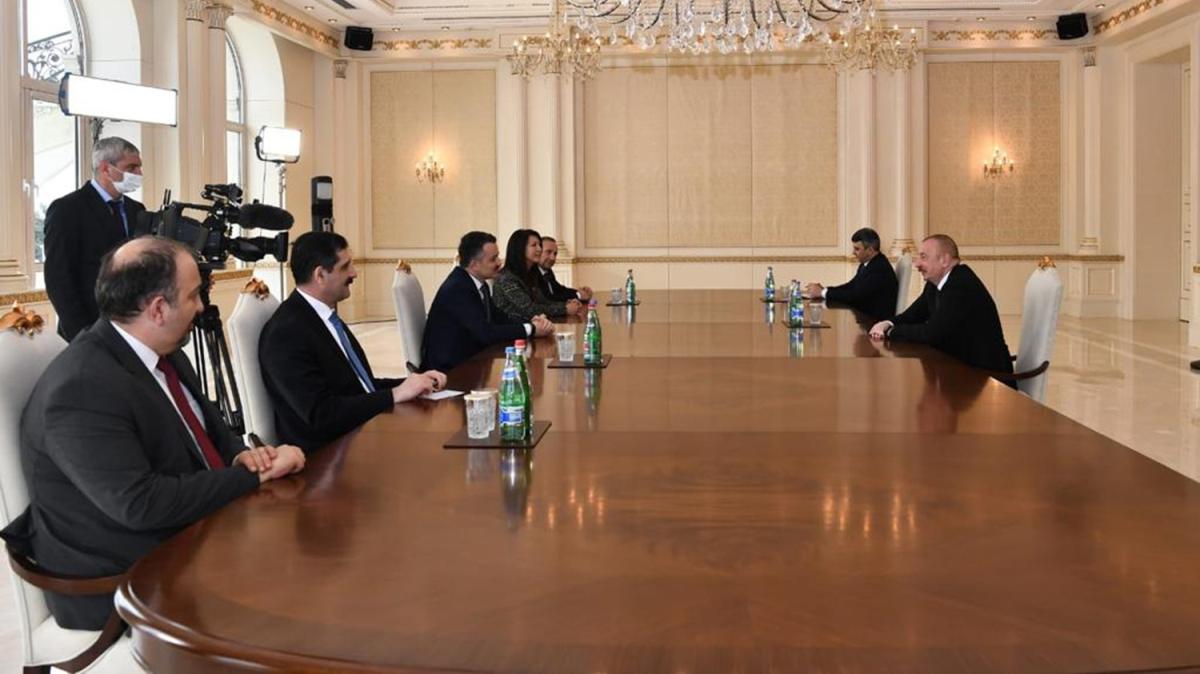 Bakan Pakdemirli, Azerbaycan Cumhurbakan Aliyev ile bir araya geldi 