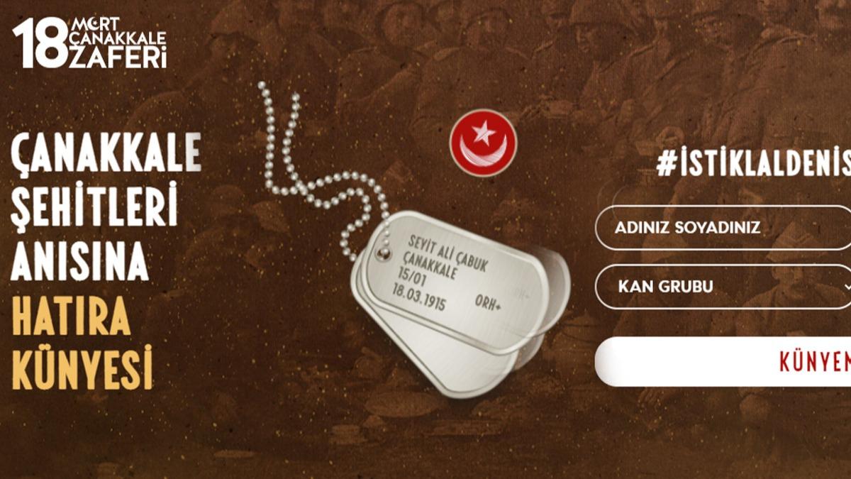 anakkale ehitleri ansna knye oluturma ekran! anakkale hatra knyesi nasl yaplr?