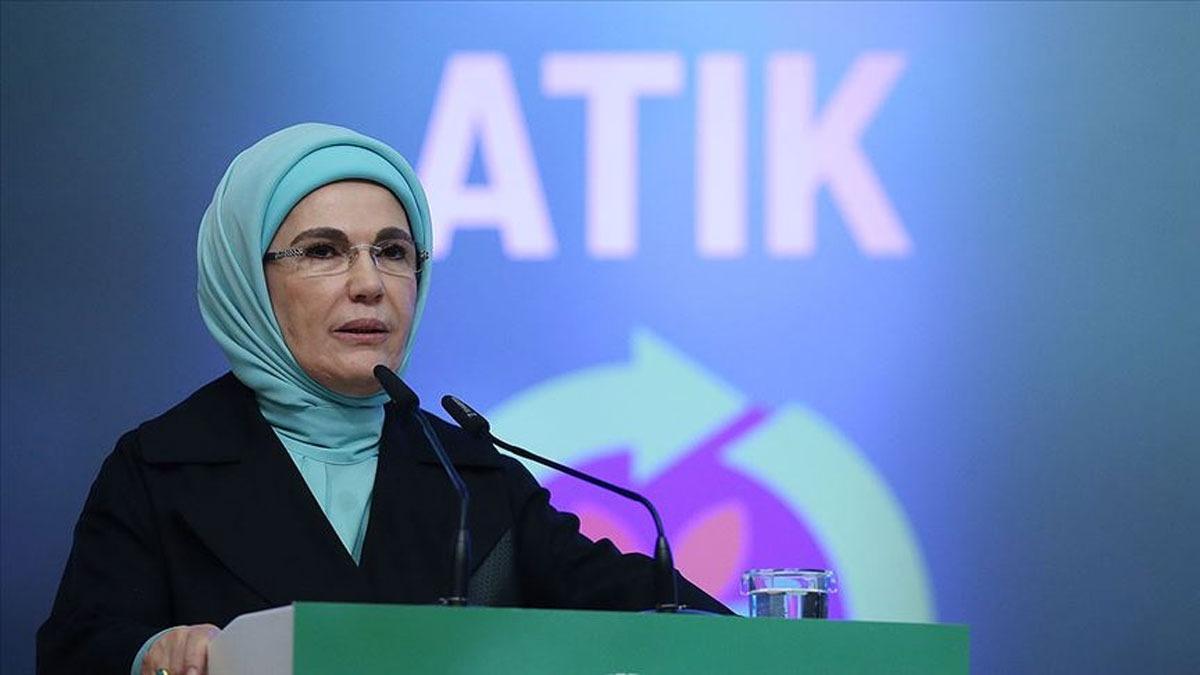 UNDP Trkiye, Emine Erdoan'n himayesindeki Sfr Atk Projesi'ne ''Kresel Amalar Eylem dl'' verecek