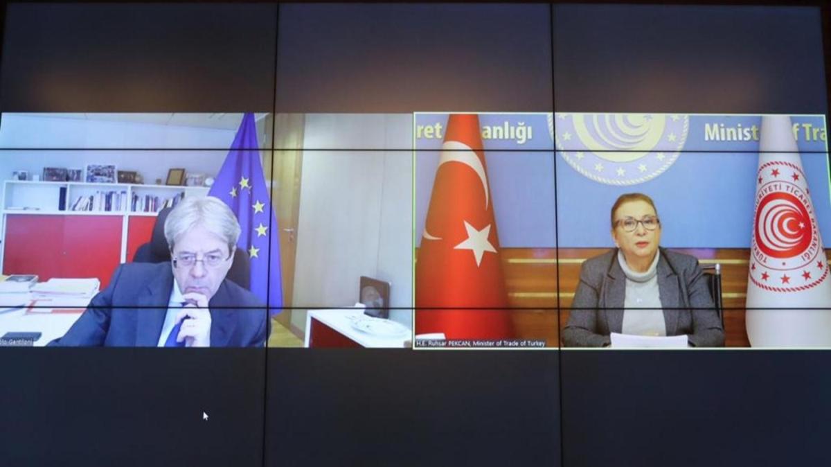 Ticaret Bakan Ruhsar Pekcan: Trkiye ile AB arasnda daha fazla ekonomik i birlii her iki tarafa da byk fayda salayacak