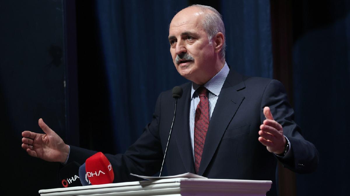AK Partili Kurtulmu'tan 'yeni anayasa' ve 'stanbul Szlemesi' aklamas