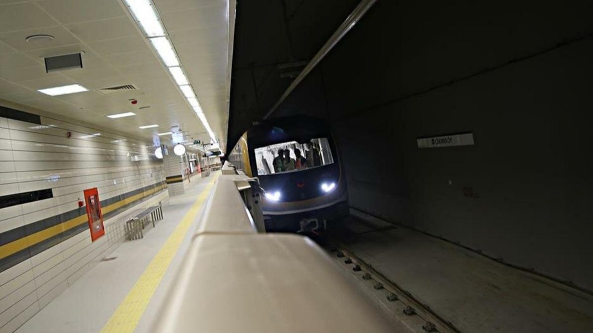Sabiha Gken Havaliman Metro Hatt Projesi'nde ilk ray kayna yarn yaplacak